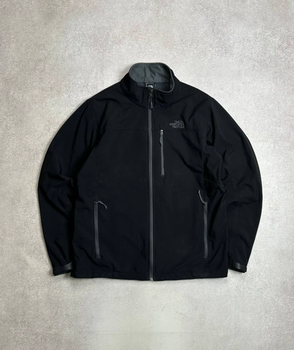 VINTAGE THE NORTH FACE APEX HIKING GORP JACKET MENS BLACK OUTDOOR L