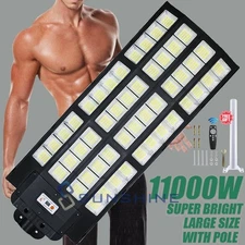 999999900LM LED Luz Lampara Focos Solar Para Patio Exterior Lámparas En La Calle