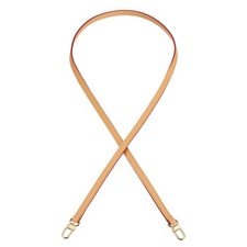 Genuine Leather Purse Strap, 47.2x0.39 Inch Shoulder Bag Strap, Tan