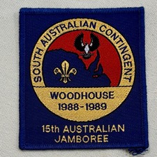 Vintage Scouts Australia –15th Australian Scout Jamboree 1988–89 Woodhouse Badge