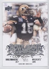 2011 Upper Deck College Football Legends Bowl Game Heroes Drew Brees #BGH-DB 0a1