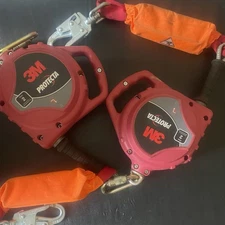 Lot Of 2  3M 3590046 Protecta  20 Ft   Retracting Lifeline  Great Value