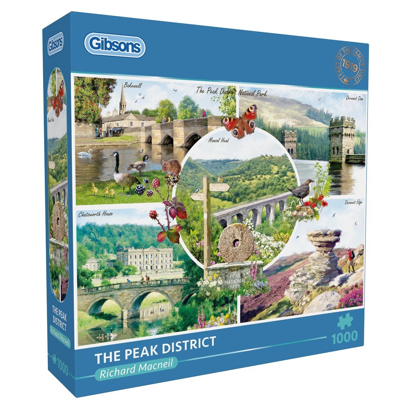 Gibsons 1000 Piece Jigsaw The Peak District, Richard MacNeil Countryside G6464