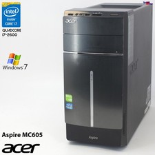 Pc Ordinateur Acer Aspire Mc605 Intel I7-2600 6Go Ram 160Go Hdd Dvdrw Quad Core