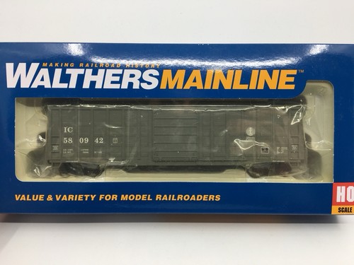 Coche de carga lateral Waffle IC #580942 escala HO Walthers 910-2305 Illinois Central 50’ | Condition: Used