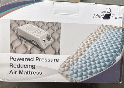#ad MedAir Eco Powered Pressure Reducing Air Mattress New 297 lb capacity 80quot;x36quot; $275.00