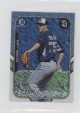 2015 Bowman The Farm's Finest Chrome Mini Shimmer Refractor Matt Wisler 11pj