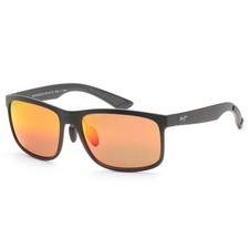 Maui Jim Men's Huelo 58 mm Black Sunglasses MJ0449S-003