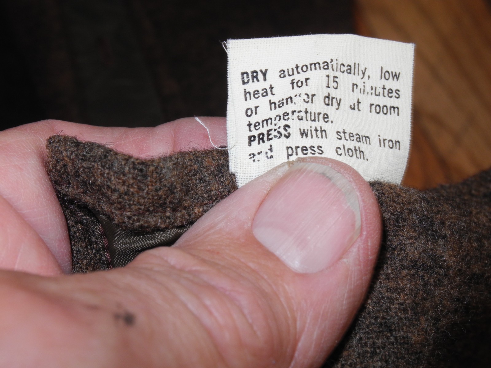 Vintage Pendleton Solid BROWN Shirt 100% Virgin W… - image 21