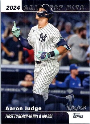 2025 Topps #GH-1 Aaron Judge 2024 Greatest Hits