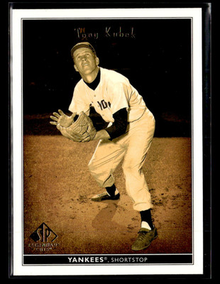 2002 SP Legendary Cuts #82 Tony Kubek Card New York Yankees