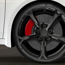 Classic Mgp Caliper Covers Set Of 4 For 2017-2020 Honda Civic - Red