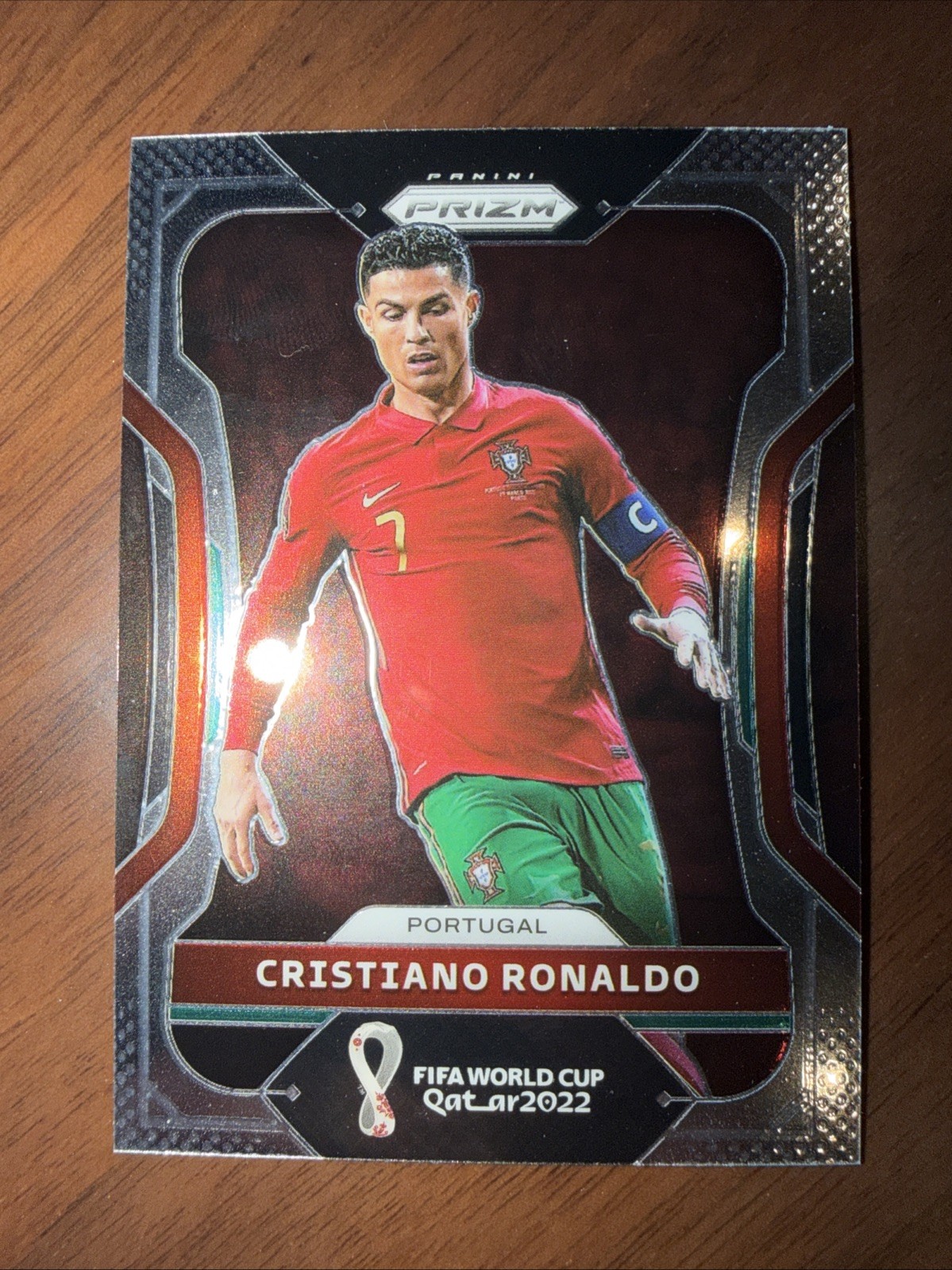 2022 Panini Prizm World Cup Qatar - Cristiano Ronaldo #175 Silver Prizm