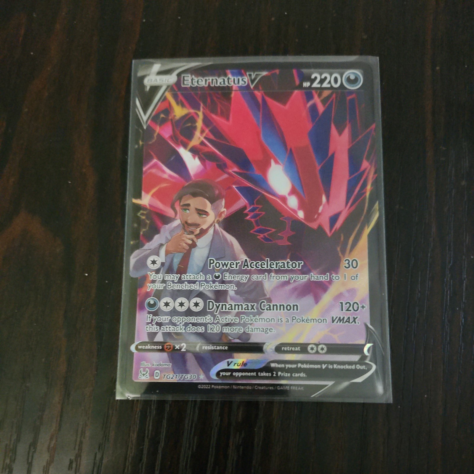 Pokemon SWSH Lost Origin Eternatus V Trainer Gallery #TG21/TG30 NM