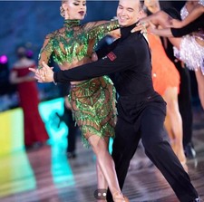 Latin/Rhythm ballroom dance competition dress SMALL
