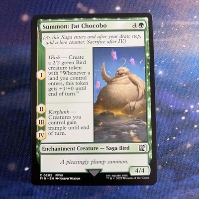 [MTG] Summon: Fat Chocobo (0202) (FIN) NM