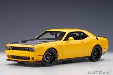 1/18 Dodge Challenger SRT Hellcat Widebody Yellow Model Car by AUTOart 71737