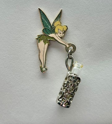 Disney Tinker Bell Pixie Dust Vial trading pin, 2008. (bottle empty)