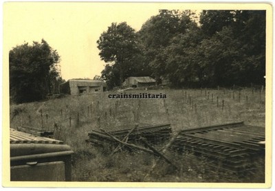 Orig. Foto franz. Maginotlinie Bunker am Grenze Frankreich 1940