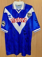 Maglia Brescia calcio indossata Hubner 1997/1998 match worn football shirt