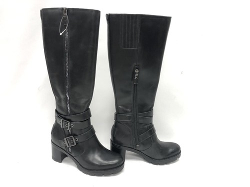 BOTAS UGG Australia LANA Negra Mujer Rodilla Alta CUERO RESISTENTE AL AGUA 1012904 ~ - Imagen 6 de 12