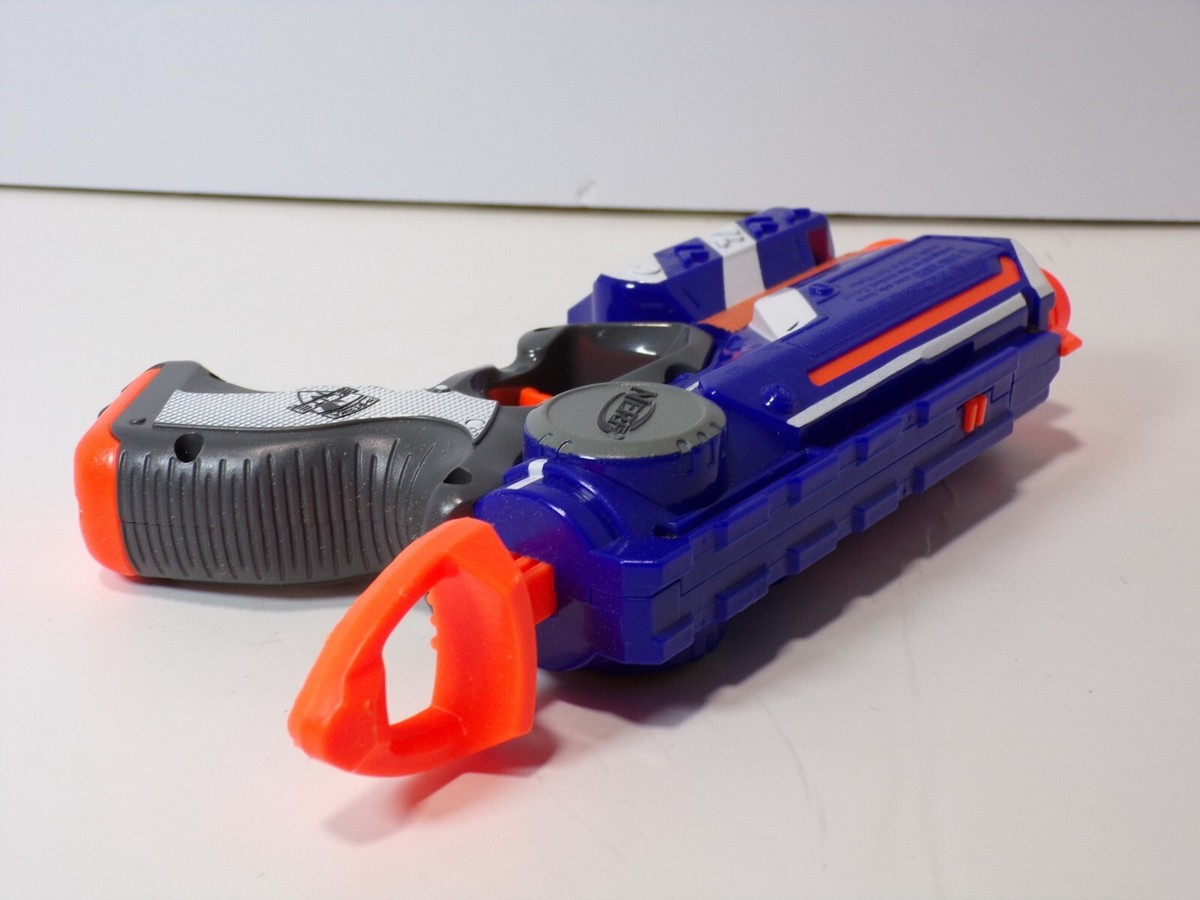 NERF トイガン 透明ボディ オレンジ/青 NERF トイガン 透明ボディ オレンジ/青 NERF トイガン 透明