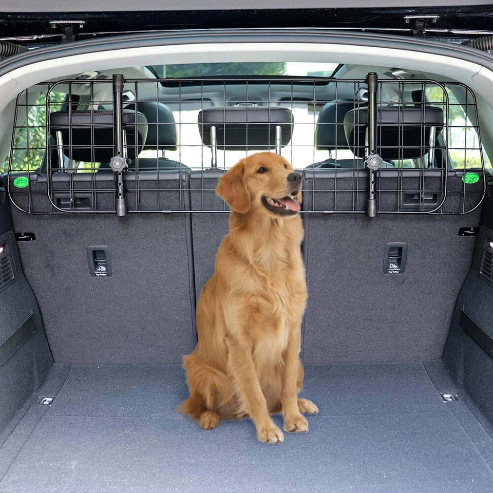 Dog Car Barrier Large Dog Gate Safety Pet Dividers Adjustable for SUV Vehicles - image 2 of 4