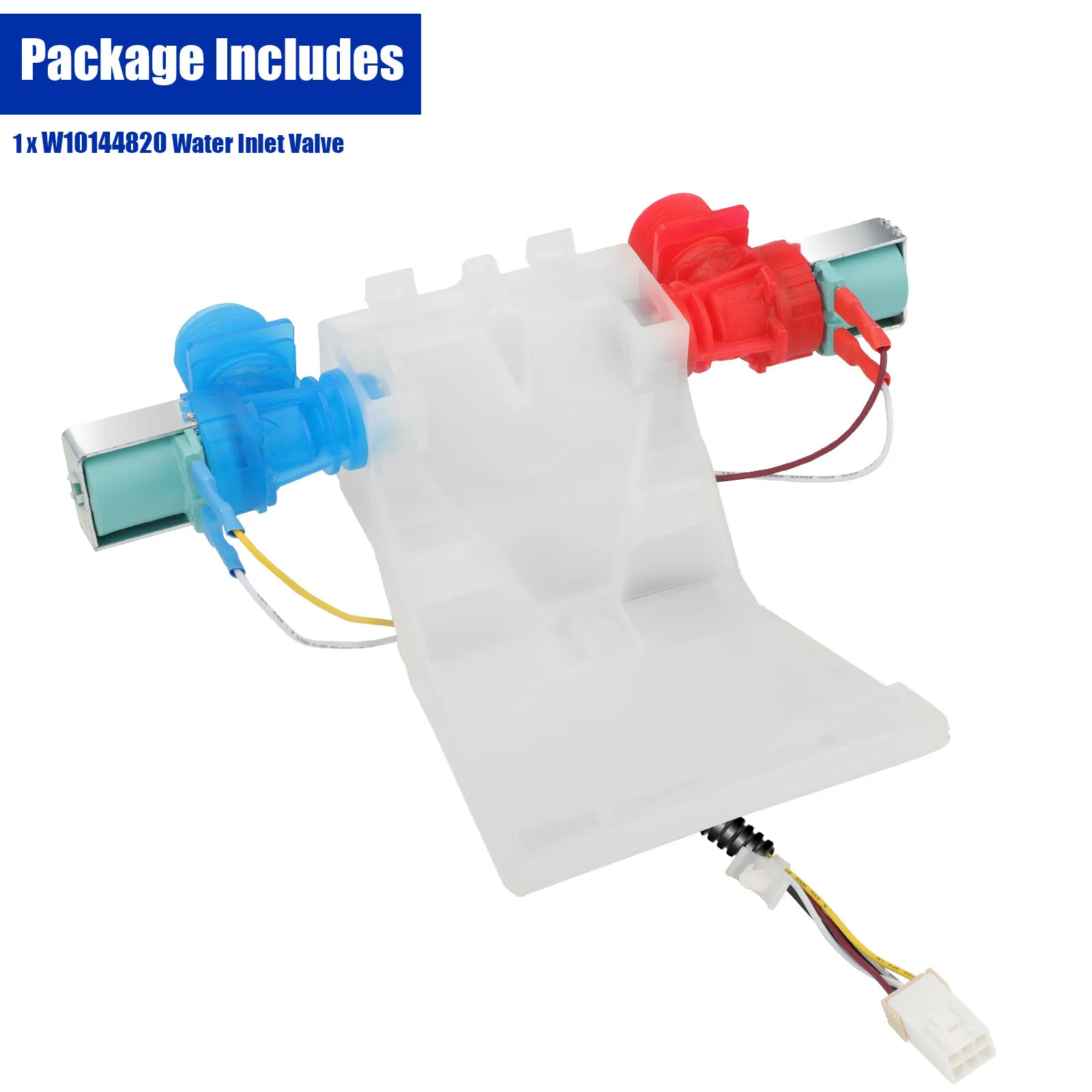 Washer Water Inlet Valve Compatible with Whirlpool Kenmore W10144820 AP6015761