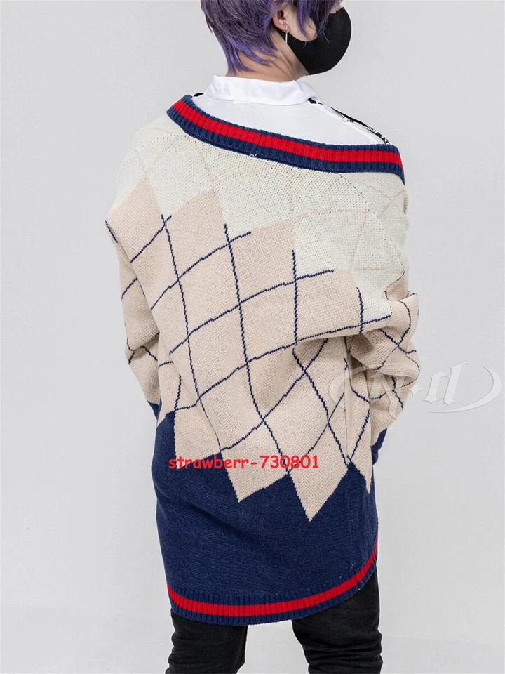 Love and Deepspace Rafayel Xavier Suéter Juegos con disfraces Cárdigan Tejido Prendas exteriores Abrigo Foto 4 de 4