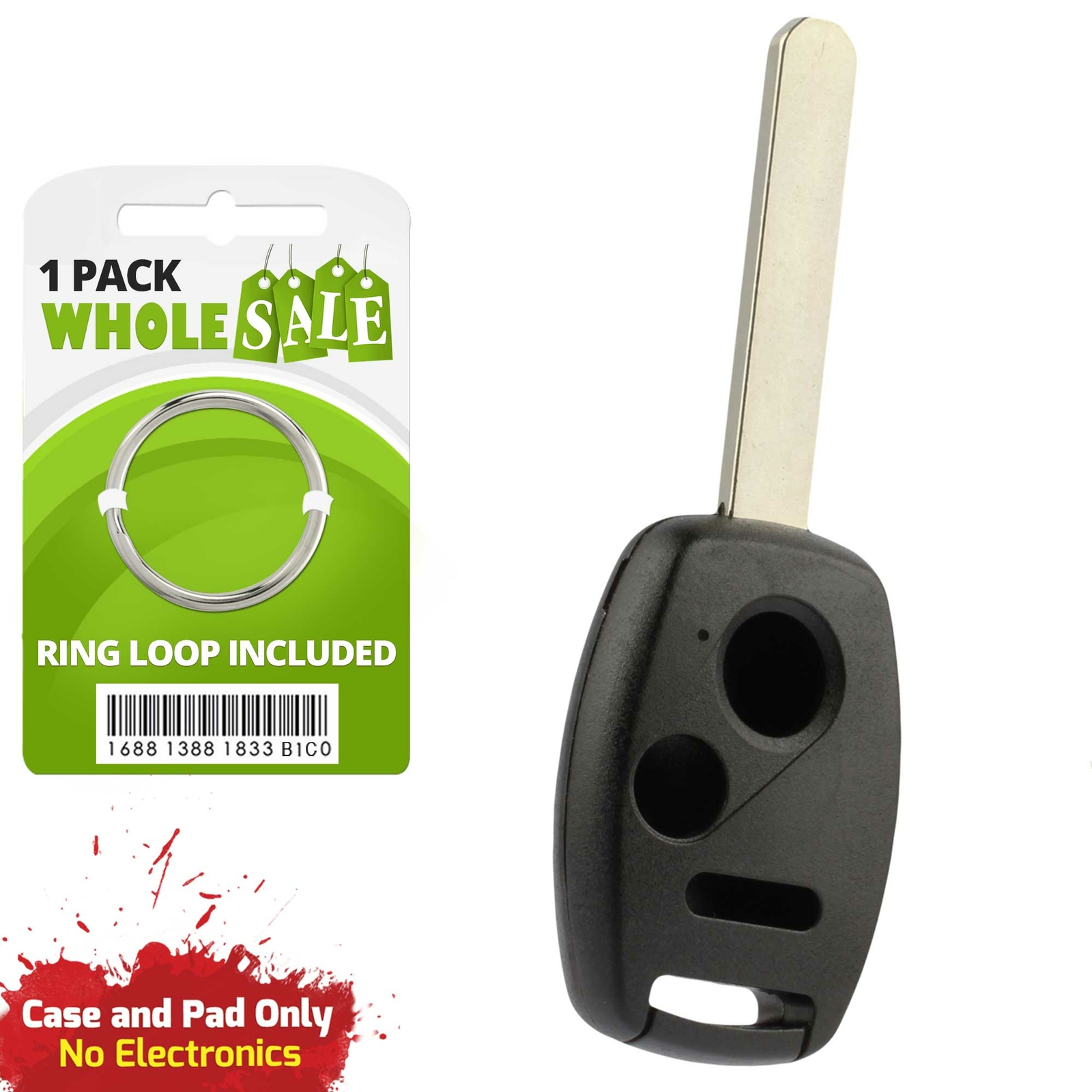 Replacement For 2007 2008 2009 2010 Honda CR-V CRV Key Fob Remote Shell Case