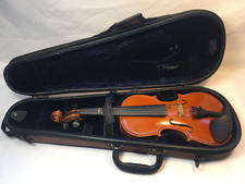 1/4 Size Child's Violin MFG 2012, Solid Wood, Ebony, 105 NO BOW, PLEASE READ