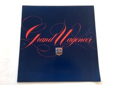 1986 Jeep Grand Wagoneer 12-page Original Car Sales Brochure Catalog