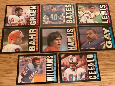 Vintage Topps 1985 NFL American Football TRADING CARDS