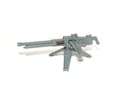 GI Joe 1984 Machine Gun Defense Unit Gun w Ammo Belt Vintage Playset Part Hasbro