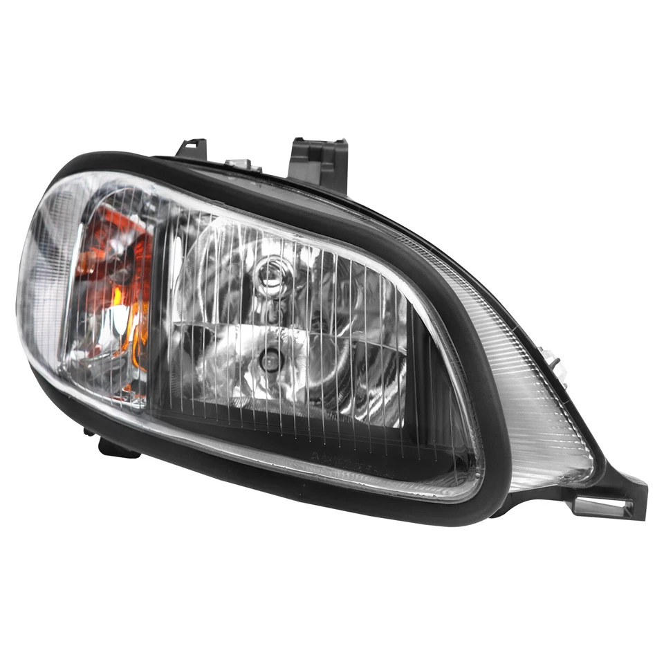 Headlights Headlamps Left & Right Pair Set For 02-18 Freightliner M-2 M2 Black - Image 4 of 4