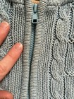 Baby Sweater 6 Month TOUT COMPTE FAIT Sweatshirt Hooded Blue Zipper LINED — photo 7
