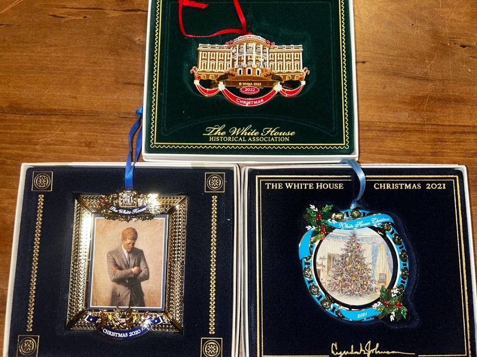 White house Christmas Ornaments Lot Of 19 eBay