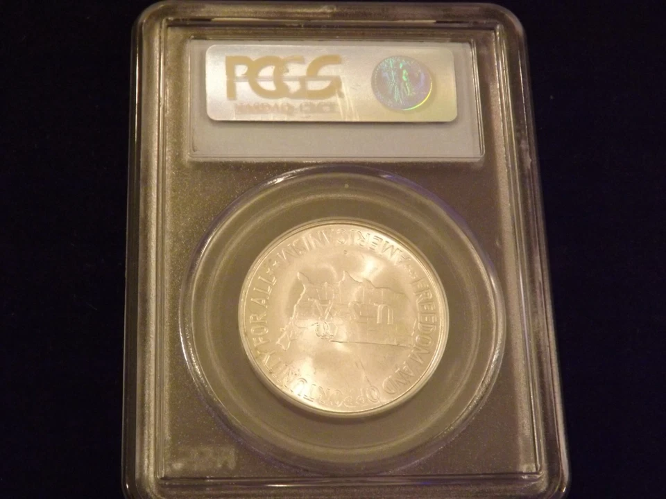 1953 S    50 C         Washington Carver       PCGS   MS 65 - Image 2 of 2