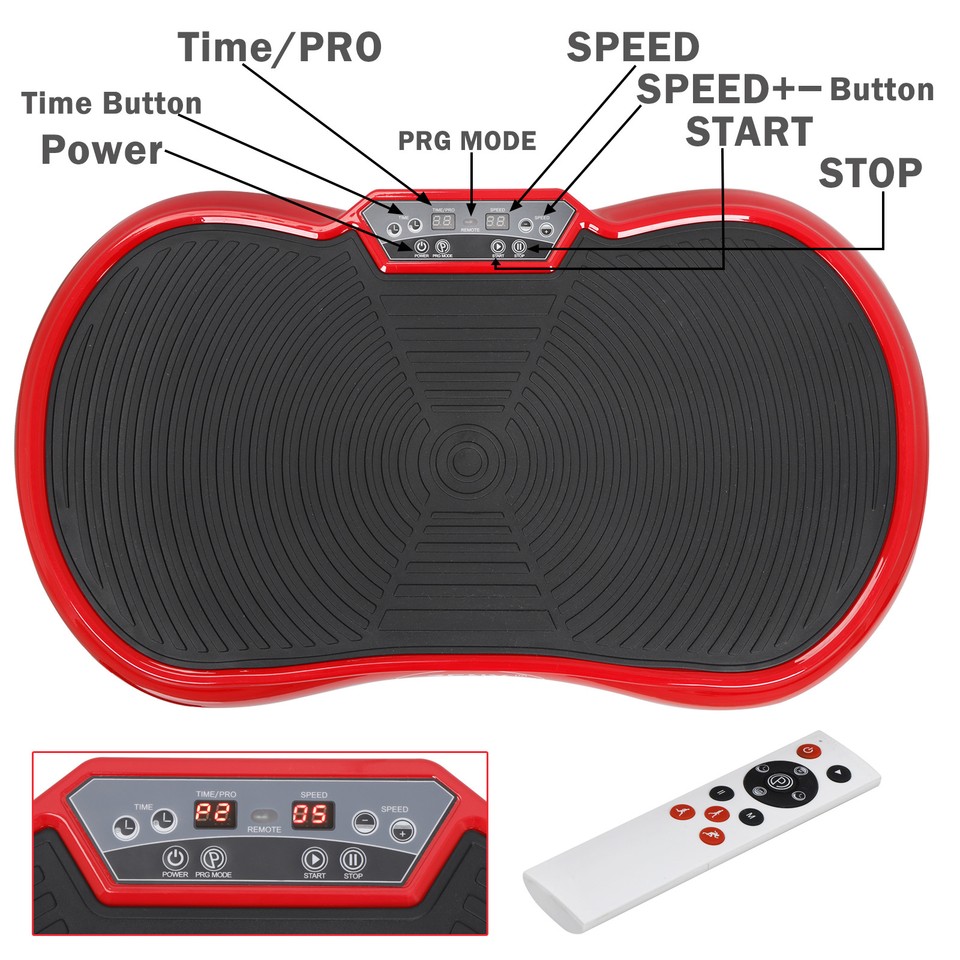 ZELUS Whole Body Vibration Plate, 500W Vibration Plate Exercise ZELUS Whole Body Vibration Plate, 500W Vibration Plate Exercise