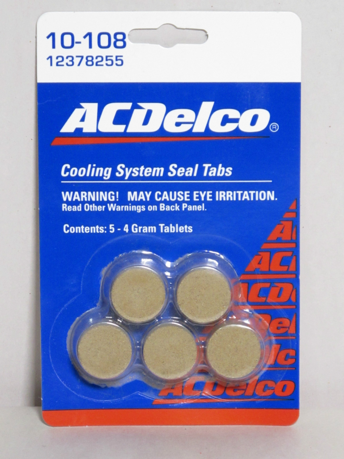 ACDelco 10-108 GM Radiator Cooling System Seal Set of 5 - 4 Gram ...