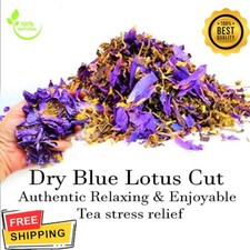 Blue Lotus Flower Egyptian Nymphaea Caerulea Organic Dried Loose Herbal Tea 400g