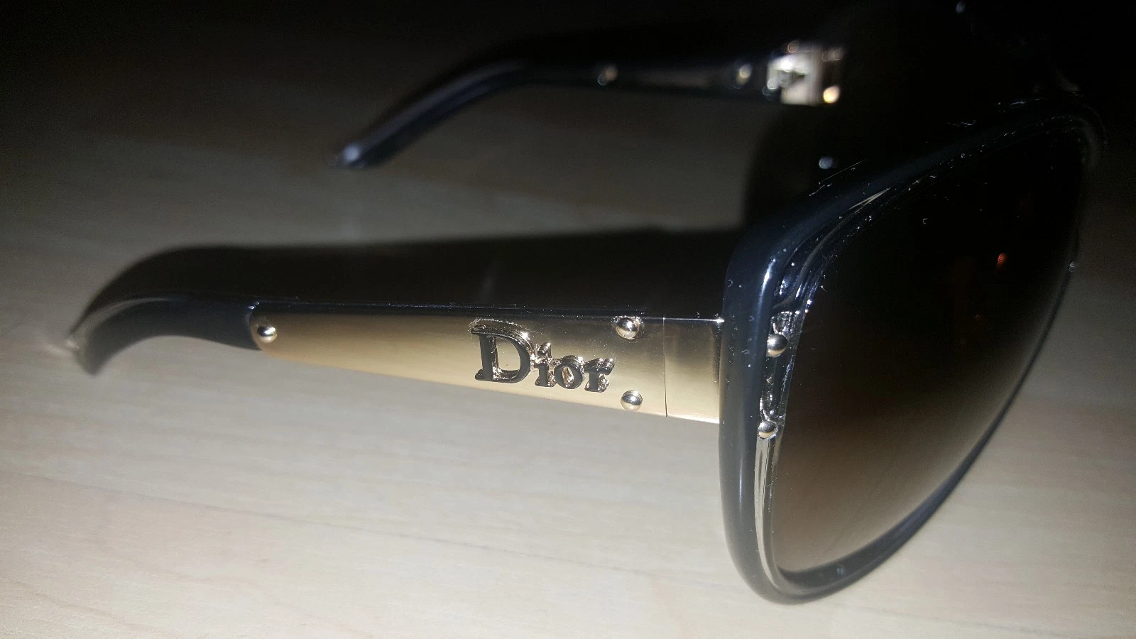 Lunettes de soleil Dior Striking 62X EV cristal marron à frapper verres 