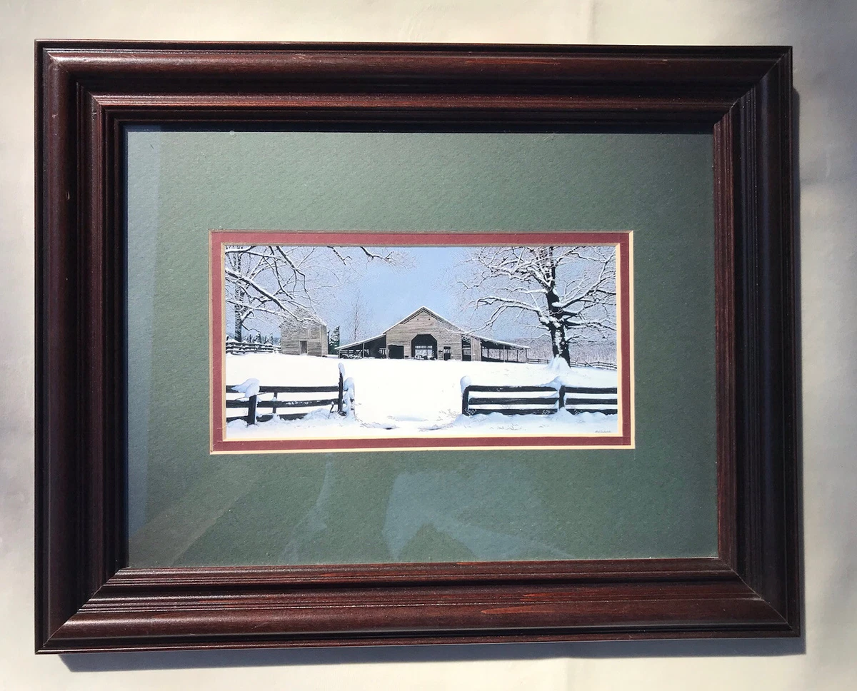 Bob Timberlake Reproduction Framed Print Winter s Gift