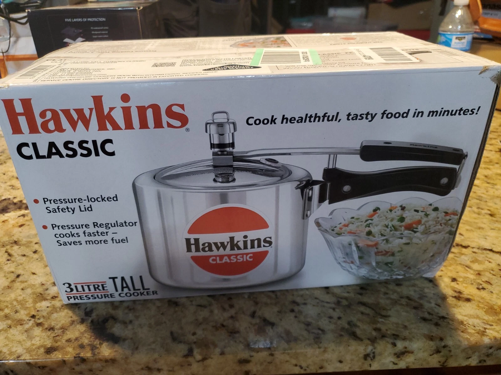 Hawkins Classic CL3T 3 Liter Tall Aluminum Pressure Cooker Small Silver