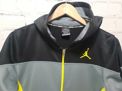 Nike Air Jordan Therma-Fit Large 12-13 Full Zip up Hoodie Jacket