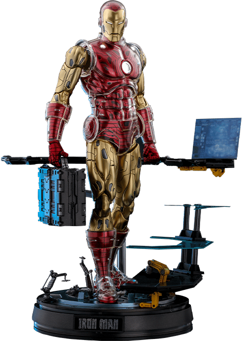 MARVEL Iron Man The Origins Collection DIECAST CMS08 D38 1/6 Hot Toys Sideshow