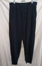 GALAXY by Harvic Jogger Sweatpants Men 3XL Navy Blue Drawstring Tapered Fleece