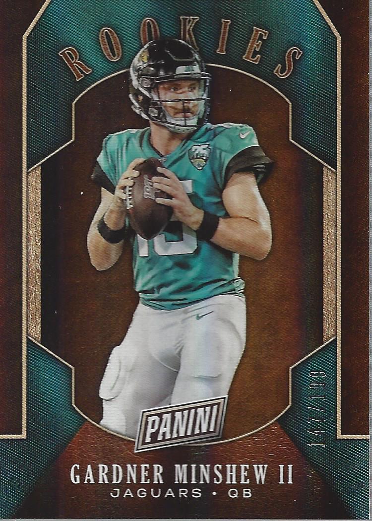 Gardner Minshew II Panini Black Friday Rookies & Prospects #RC23 Holo