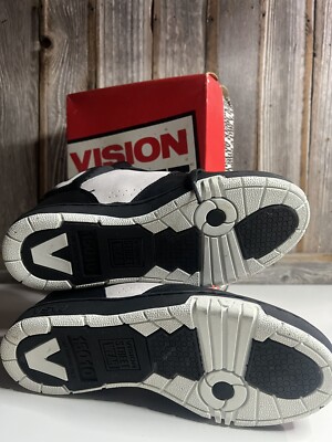 Vision Street Wear Men's Suede Hi Top Retro Skate Shoe SZ 5
