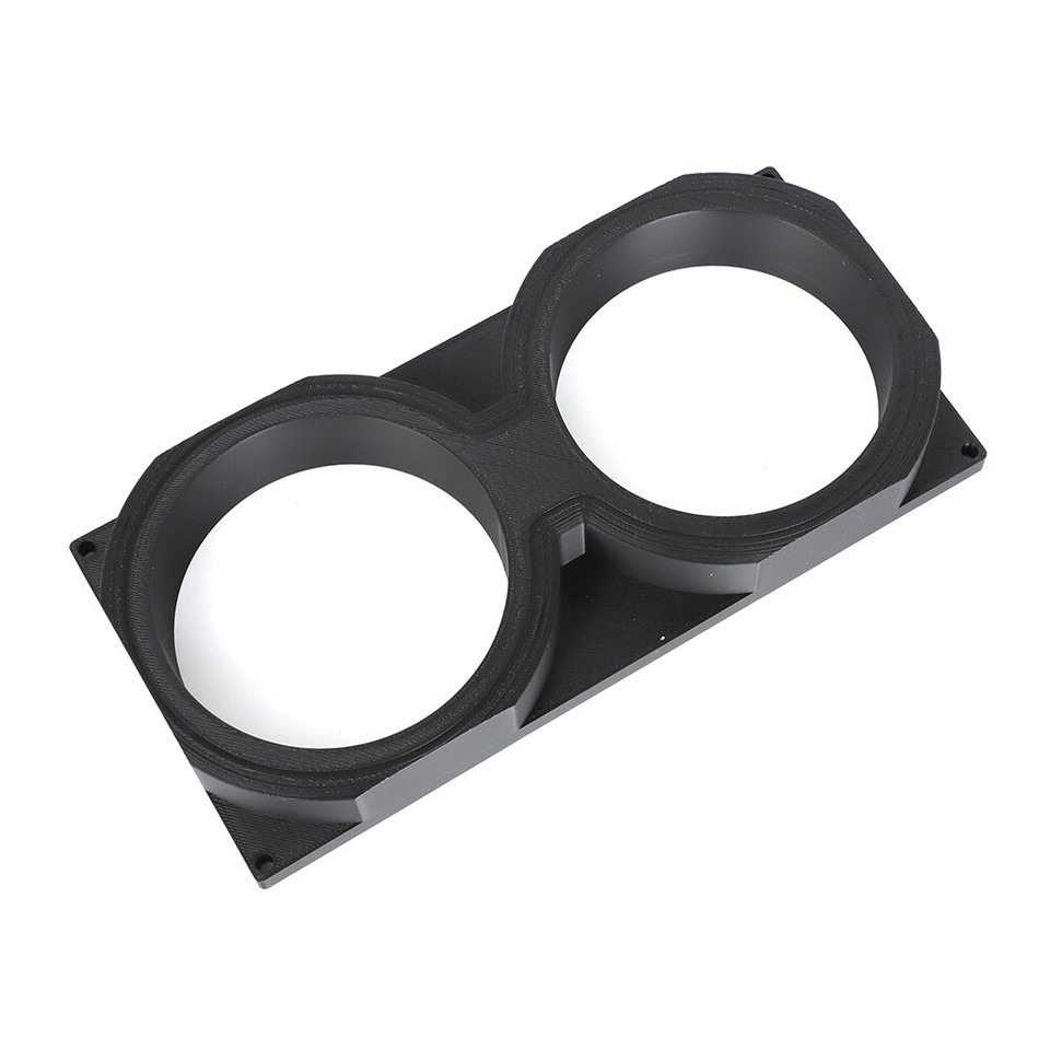 2-Cup Holder Insert For 1992-1997 Ford F250/F350 OBS Center Console – 3D Printed Black Plastic